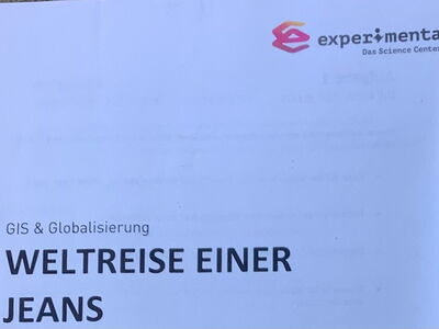 Weltreise einer Jeans